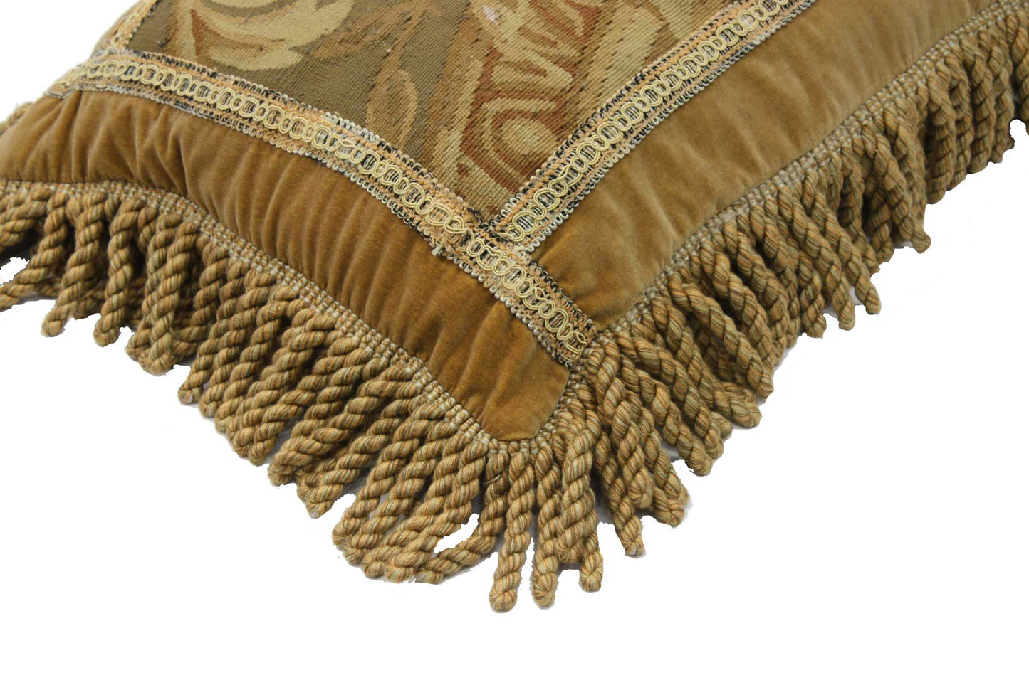 23" x 15" European Aubusson Tapestry Pillow 76811