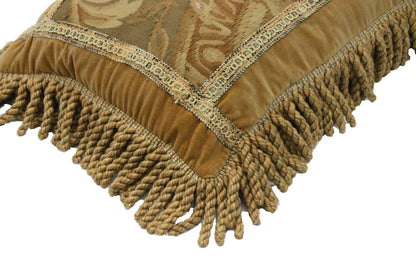 23" x 15" European Aubusson Tapestry Pillow 76811