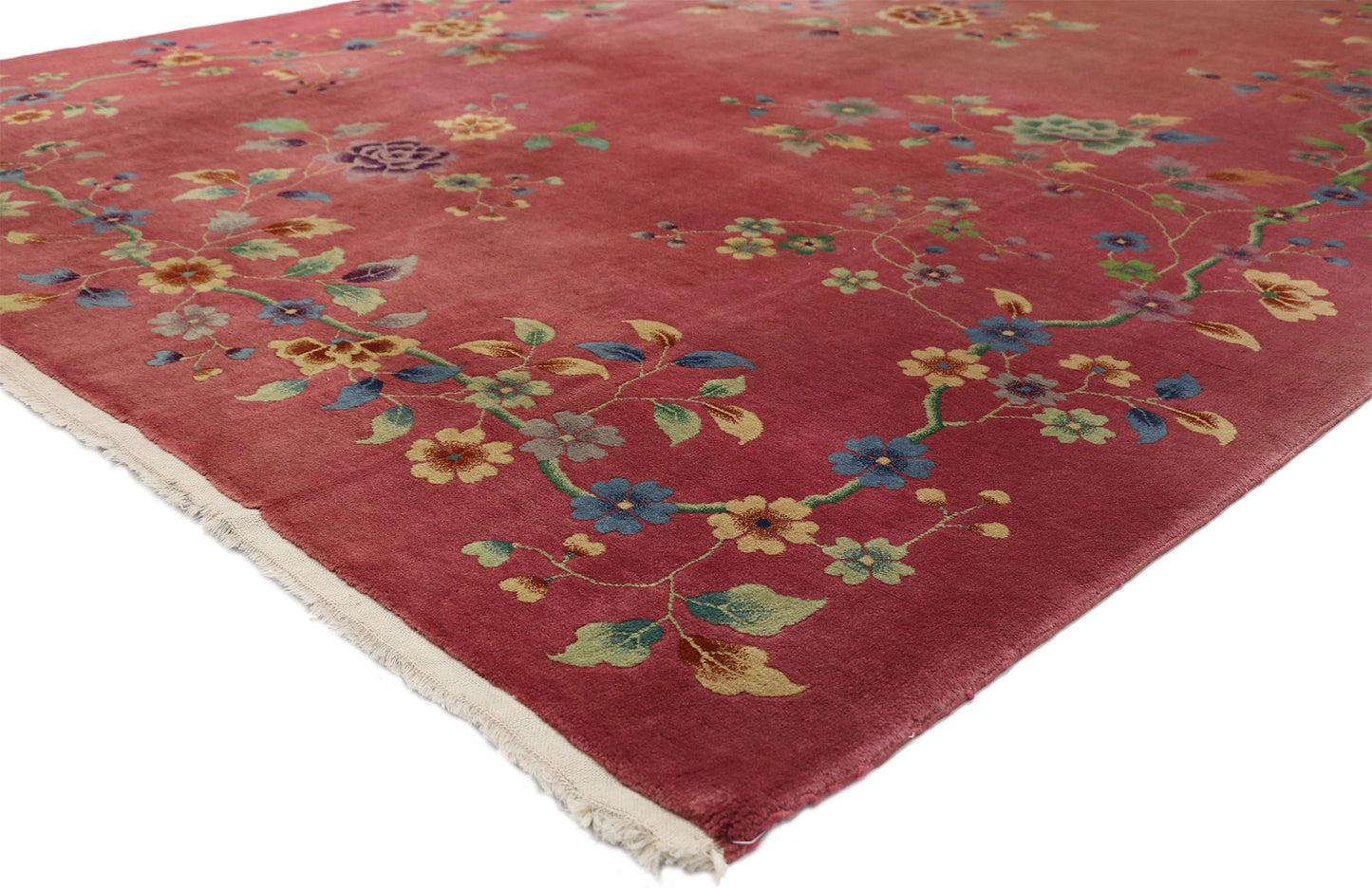 9 x 11 Antique Art Deco Rug 76813