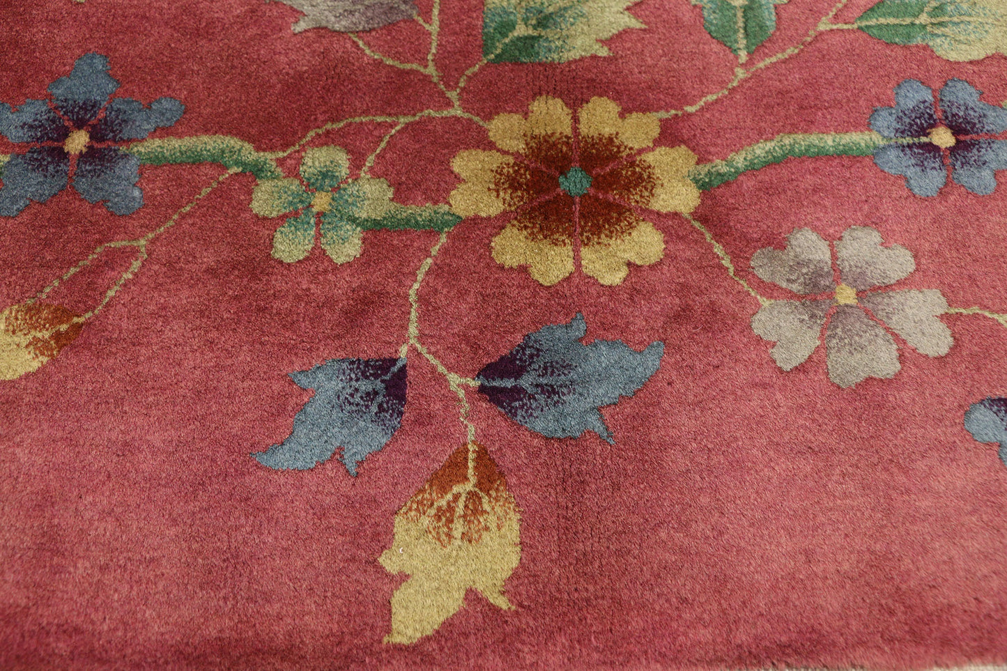 9 x 11 Antique Art Deco Rug 76813