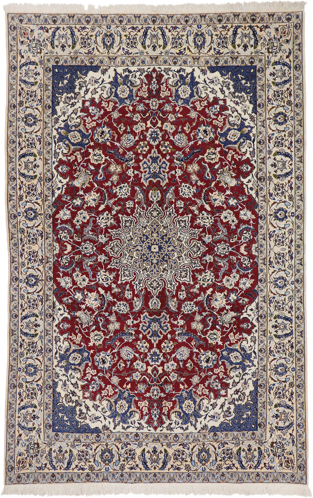 7 x 11 Vintage Nain Rug 76818