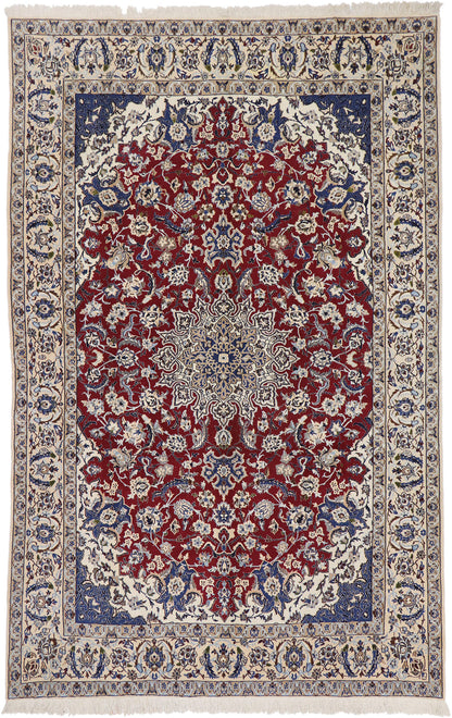 7 x 11 Vintage Nain Rug 76818