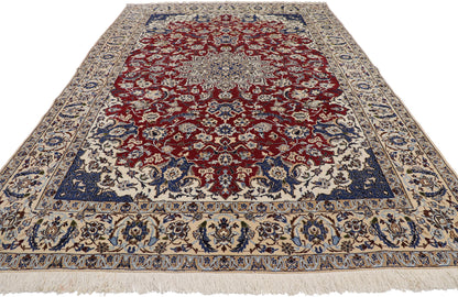 7 x 11 Vintage Nain Rug 76818
