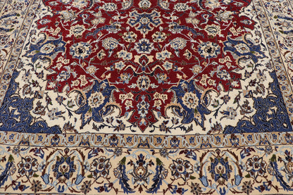 7 x 11 Vintage Nain Rug 76818