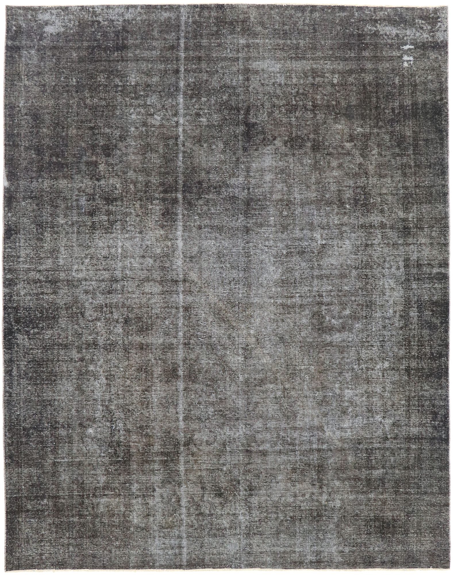 9 x 12 Distressed Overdyed Rug 76821