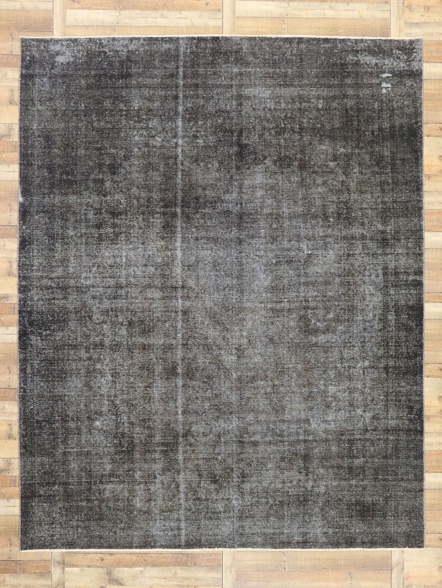 9 x 12 Distressed Overdyed Rug 76821