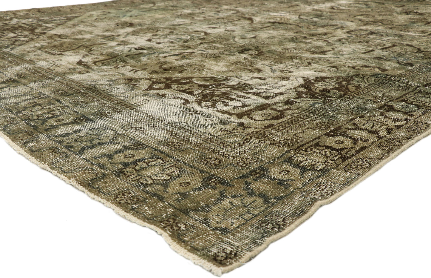 9 x 12 Antique Persian Mahal Rug 76823