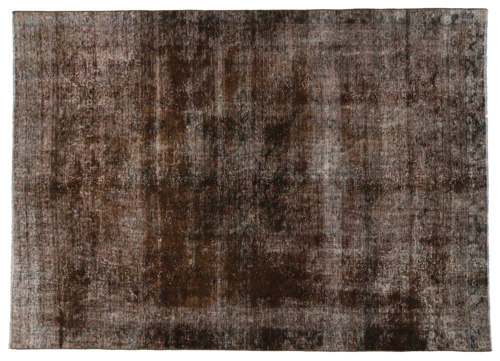 8 x 11 Distressed Antique Persian Tabriz Rug 76826