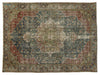 8 x 11Distressed Antique Persian Tabriz Rug 76828