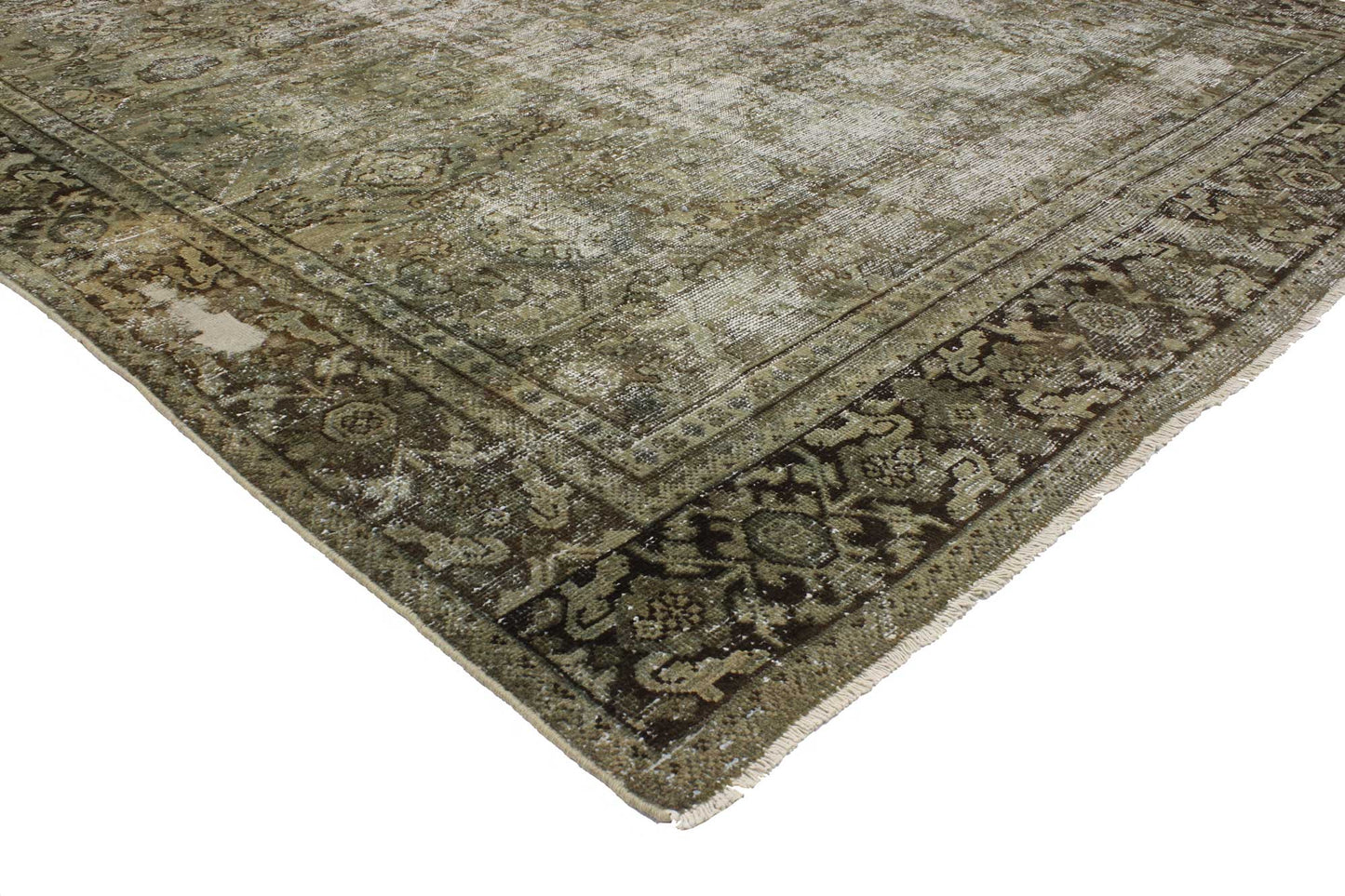 7 x 10 Antique Persian Mahal Rug 76829