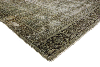 7 x 10 Antique Persian Mahal Rug 76829
