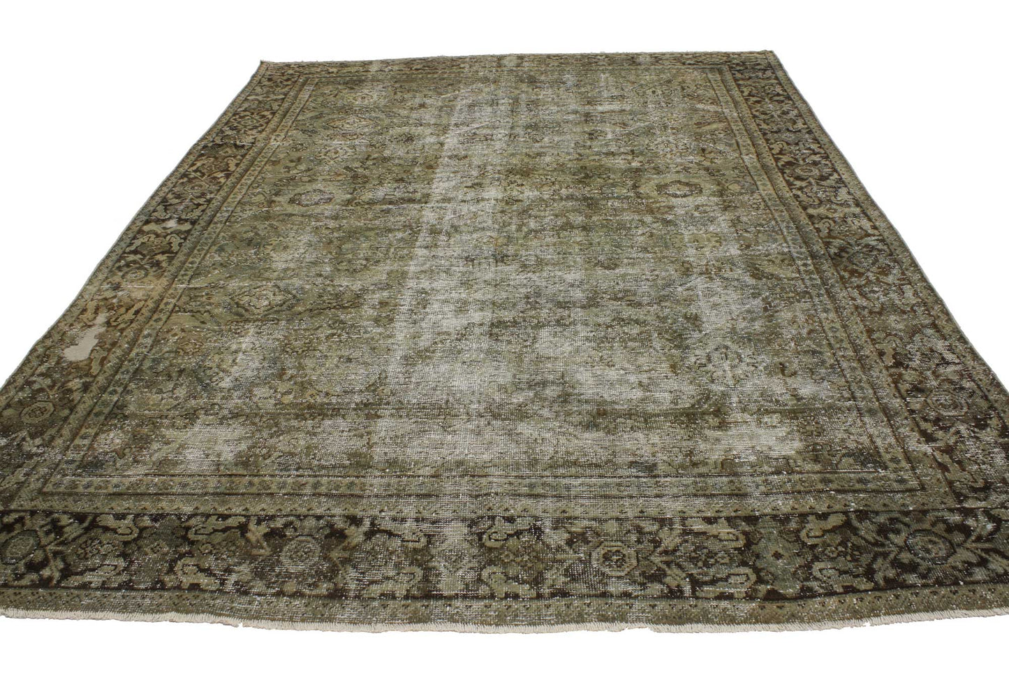 7 x 10 Antique Persian Mahal Rug 76829