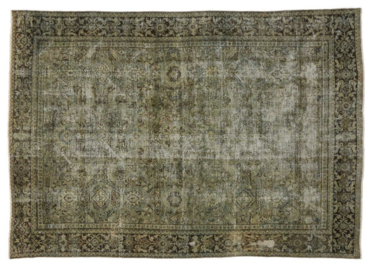 7 x 10 Antique Persian Mahal Rug 76829