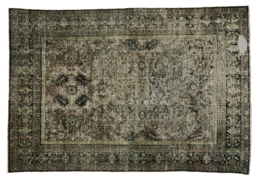7 x 10 Antique Persian Mahal Rug 76831