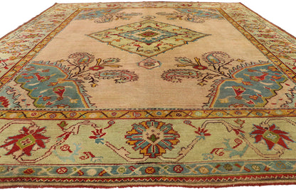 11 x 13 Antique Turkish Oushak Rug 76838