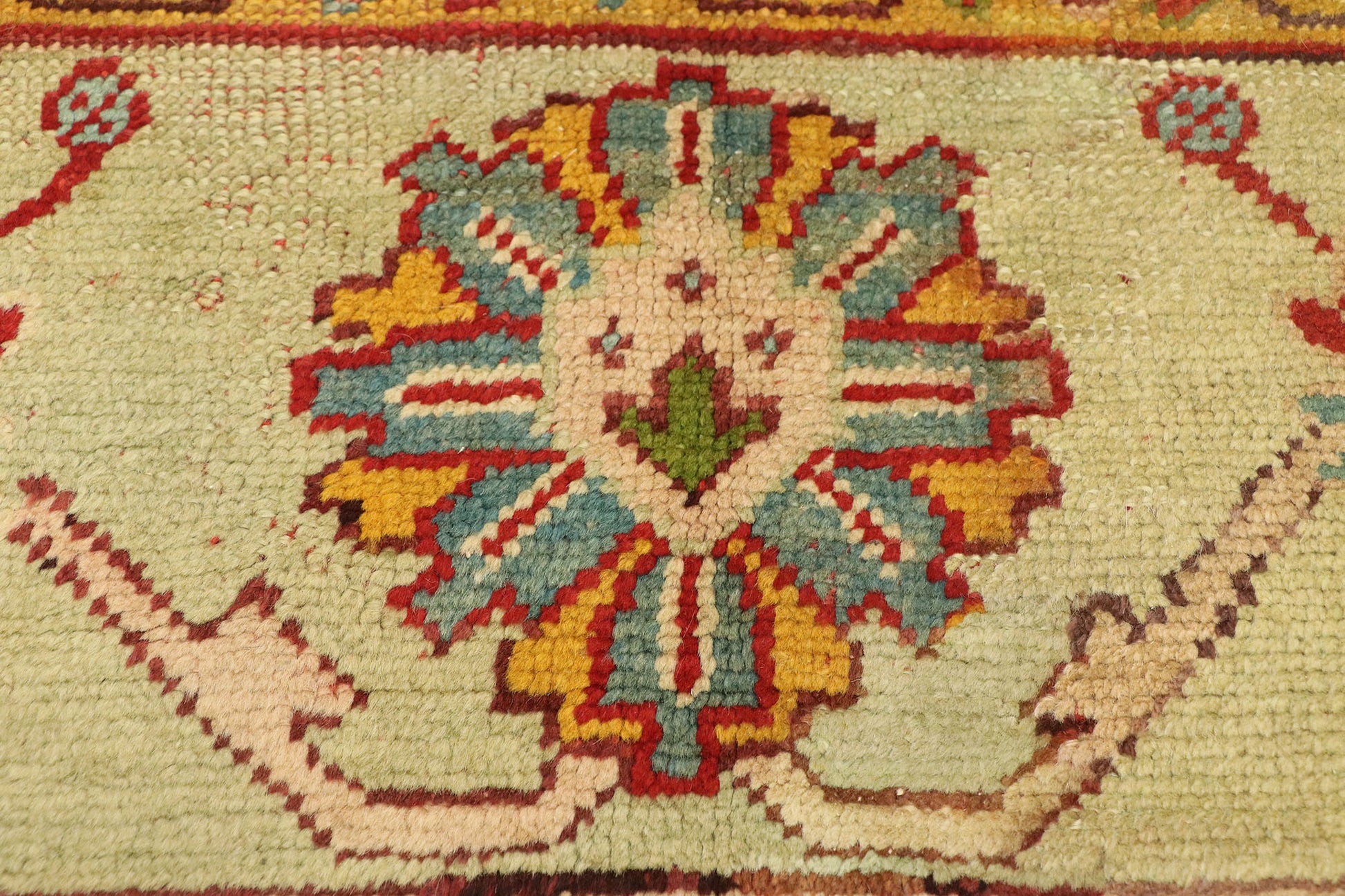 11 x 13 Antique Turkish Oushak Rug 76838