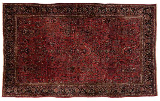 12 x 19 Antique Persian Sarouk Rug 76840