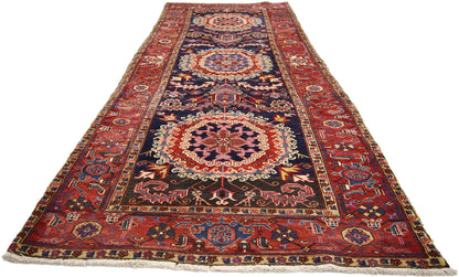 4 x 10 Vintage Persian Heriz Rug 76842