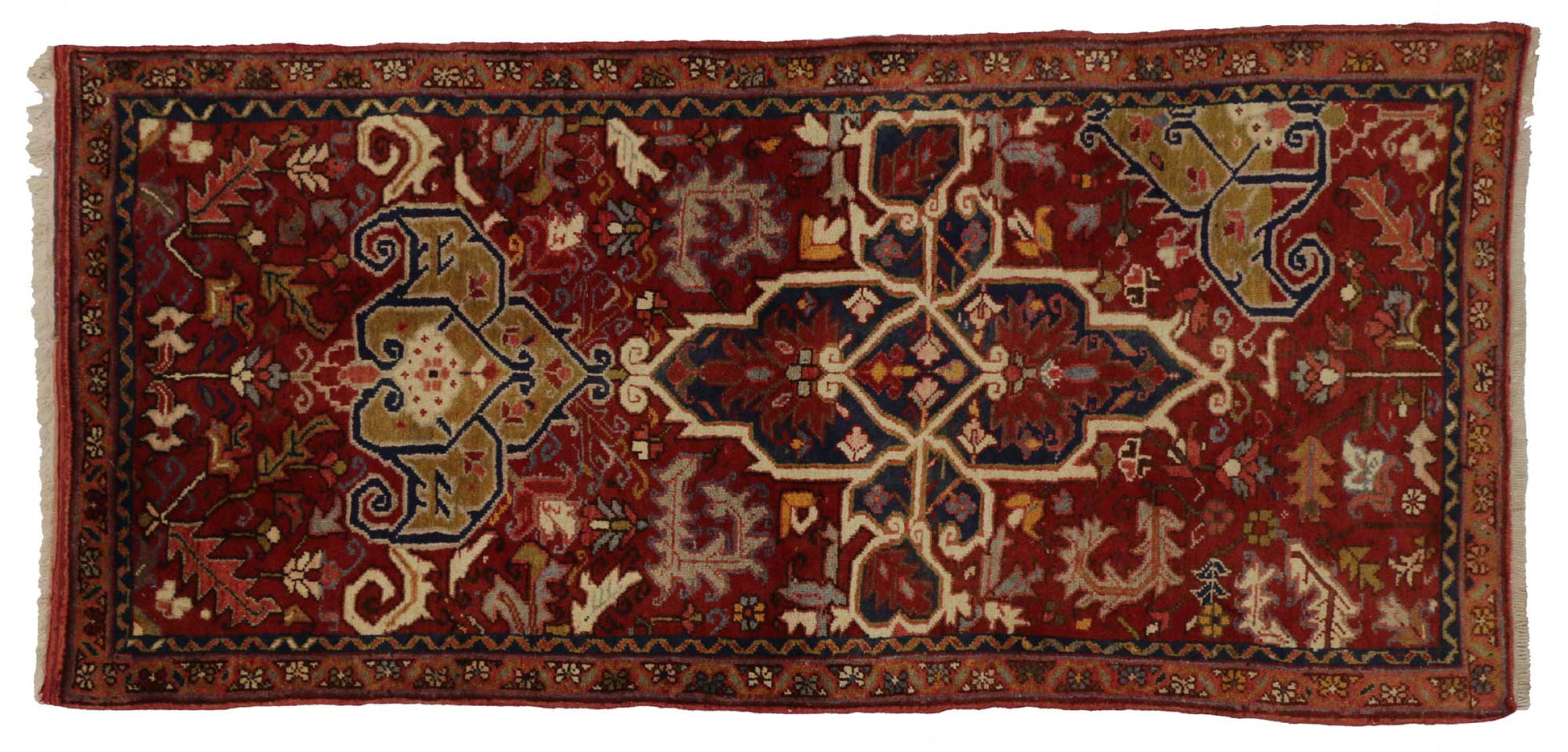 3 x 7 Vintage Heriz Rug 76843