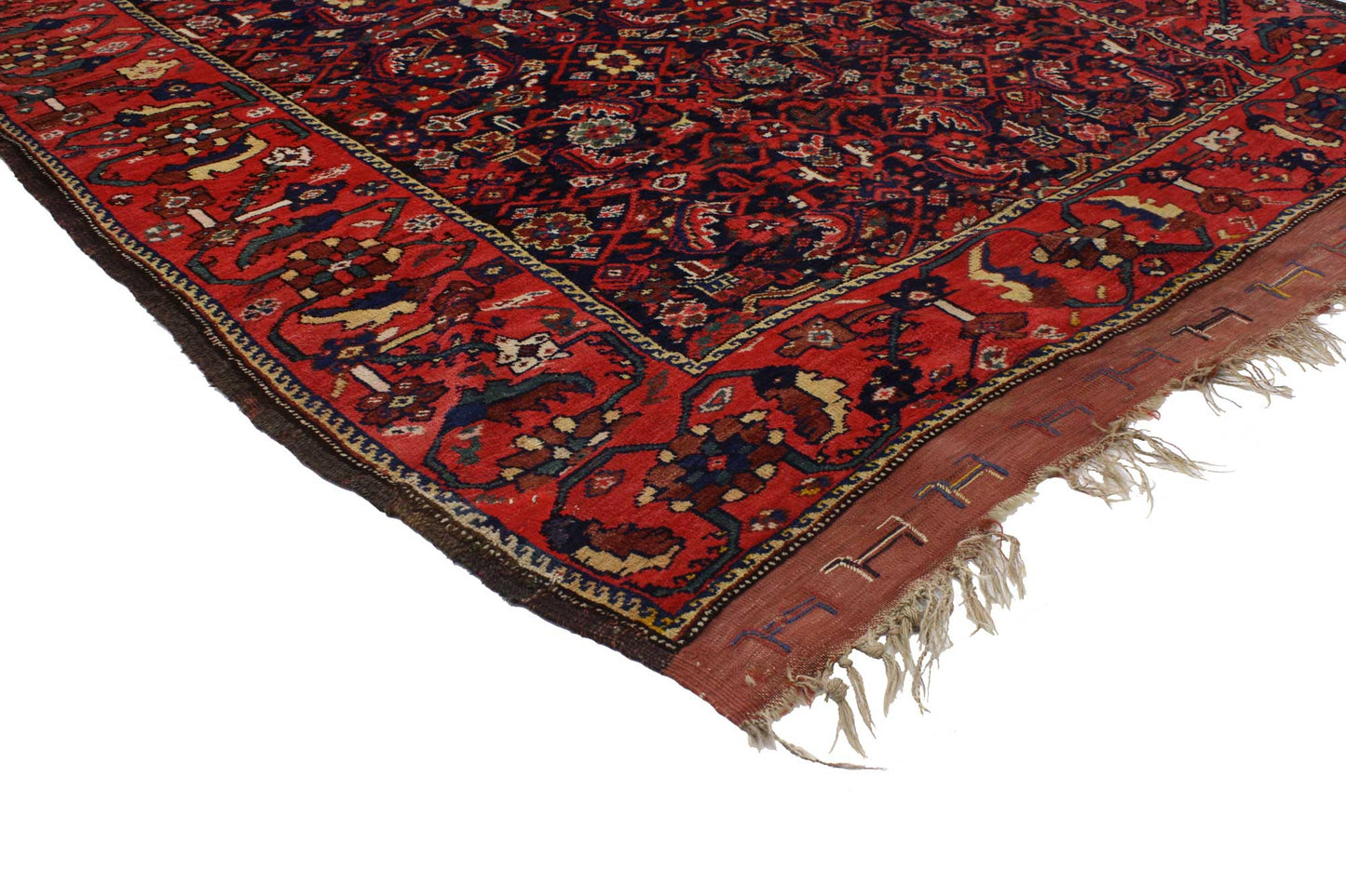 5 x 7 Antique Kurd Rug 76848