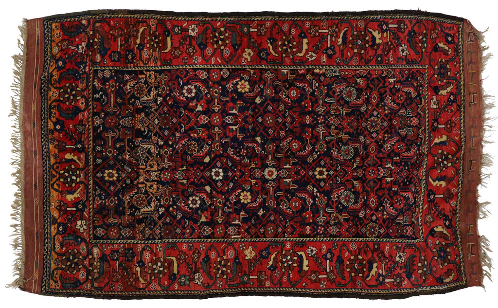 5 x 7 Antique Kurd Rug 76848