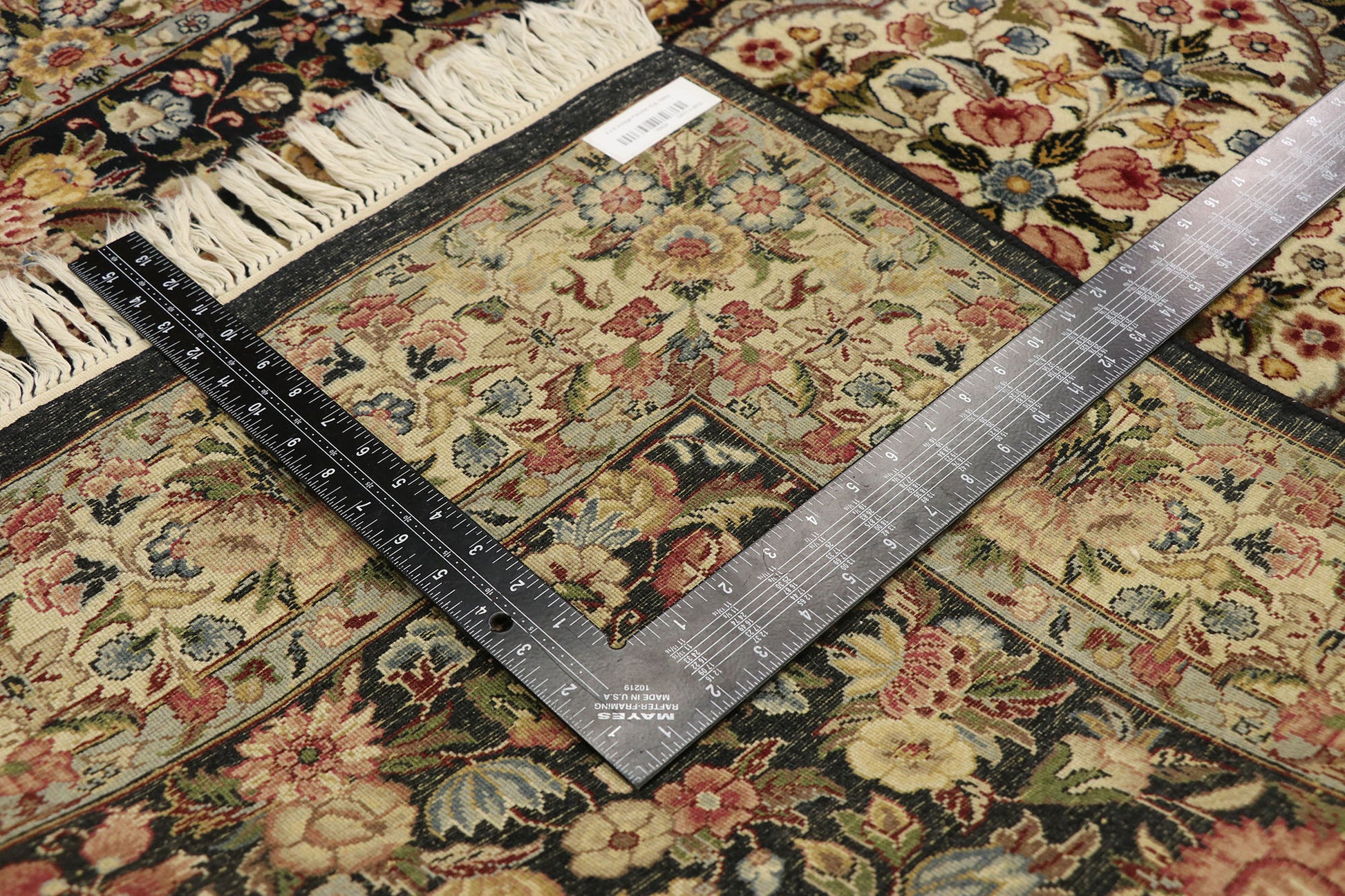4 x 6 Vintage Pakistani Floral Rug 76854