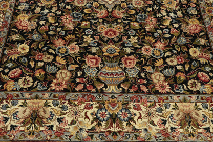 4 x 6 Vintage Pakistani Floral Rug 76854