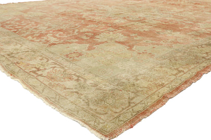 9 x 12 Antique Turkish Oushak Rug 76860