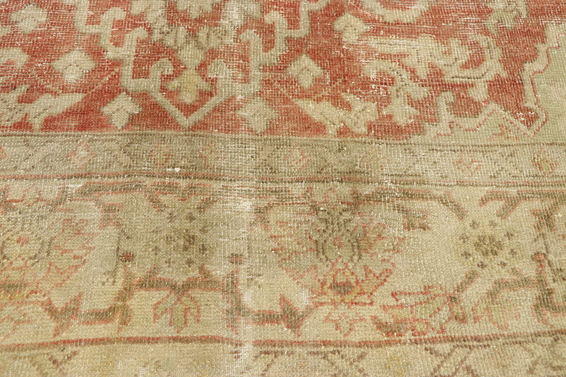 9 x 12 Antique Turkish Oushak Rug 76860
