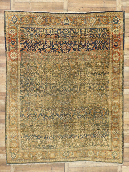9 x 11 Antique Persian Mahal Rug 76861
