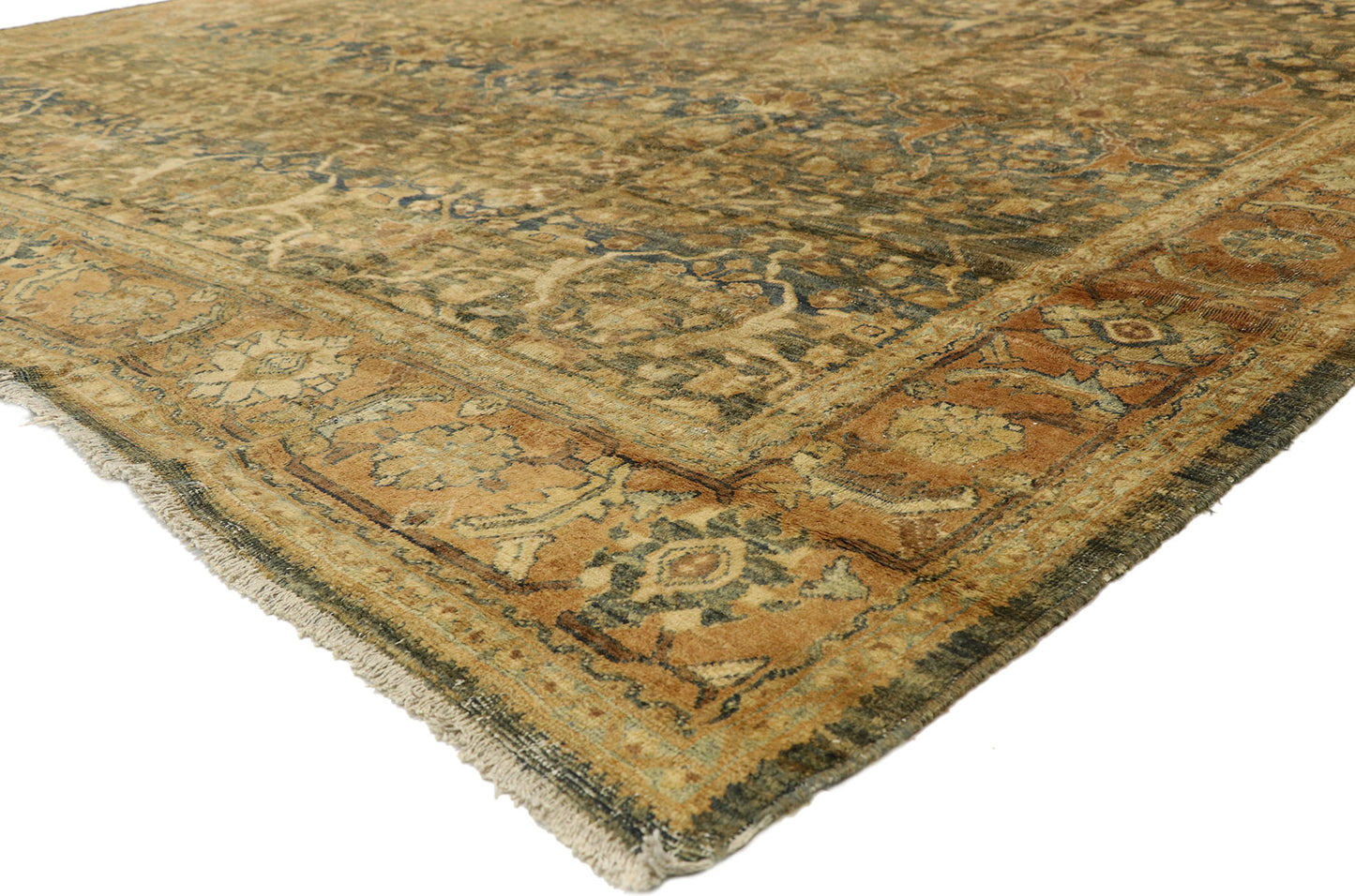 9 x 11 Antique Persian Mahal Rug 76861