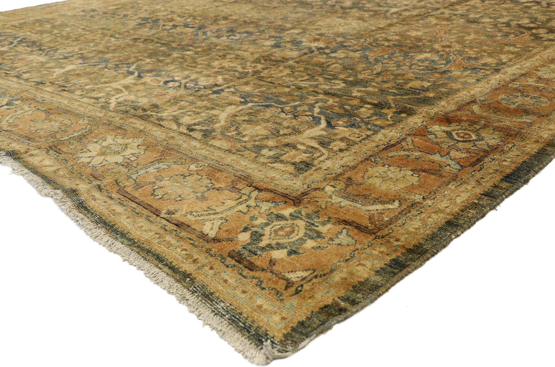 9 x 11 Antique Persian Mahal Rug 76861