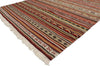 5 x 6 Vintage Turkish Striped Kilim Rug 76864