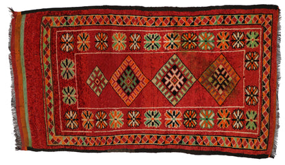 4 x 6 Vintage moroccan Rug 76869
