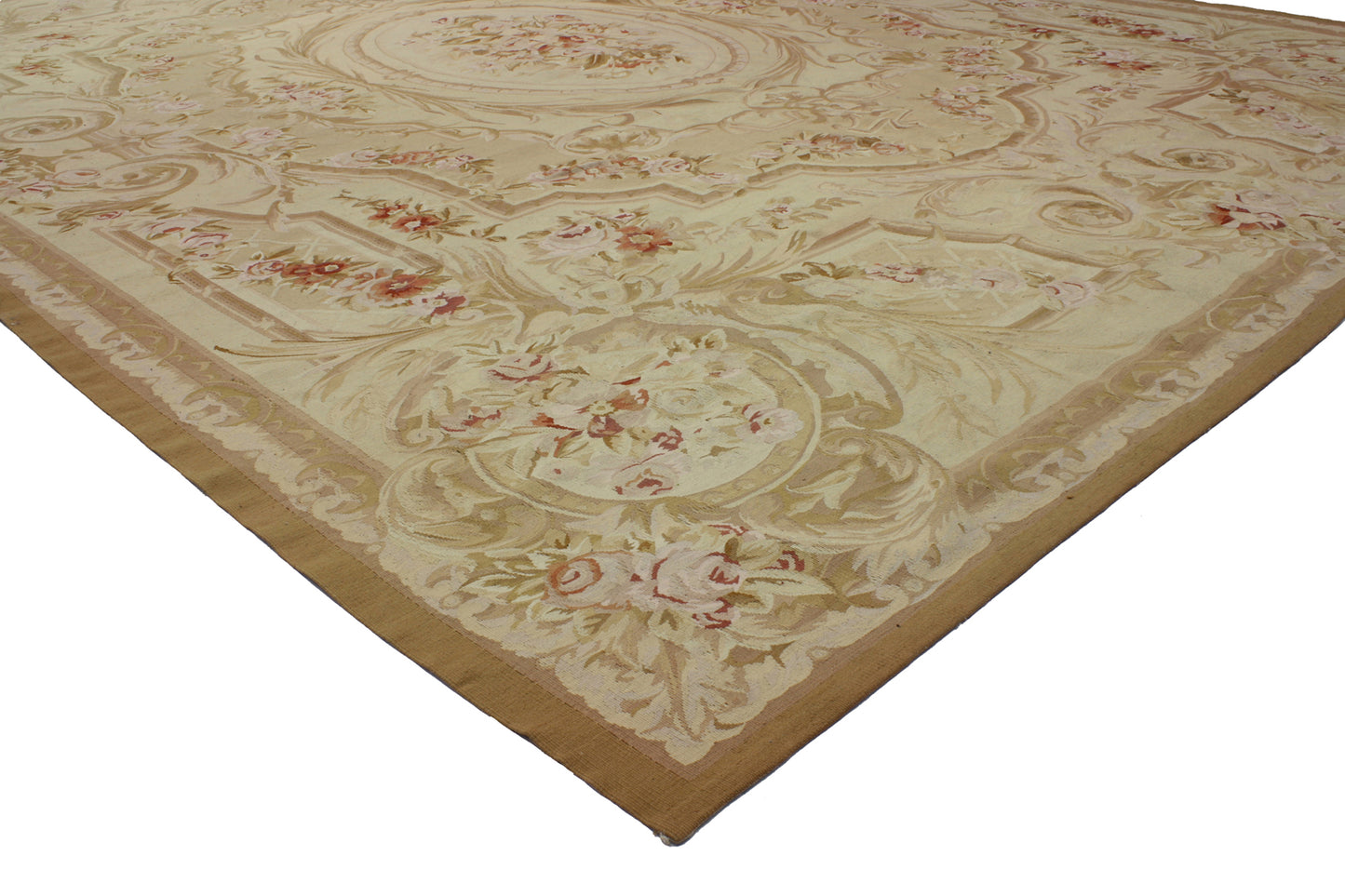 11 x 14 Vintage Aubusson Rug 76871
