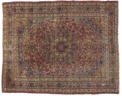 9 x 11 Antique Mashad Rug 76877