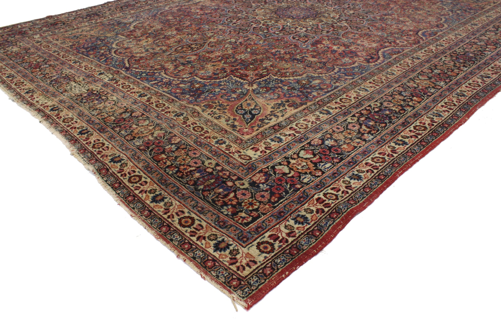 9 x 11 Antique Mashad Rug 76877