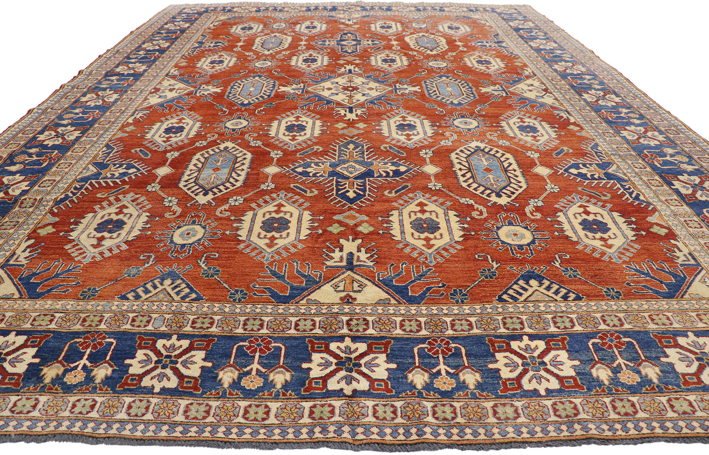 12 x 16 Vintage Shiraz Afghan Rug 76878
