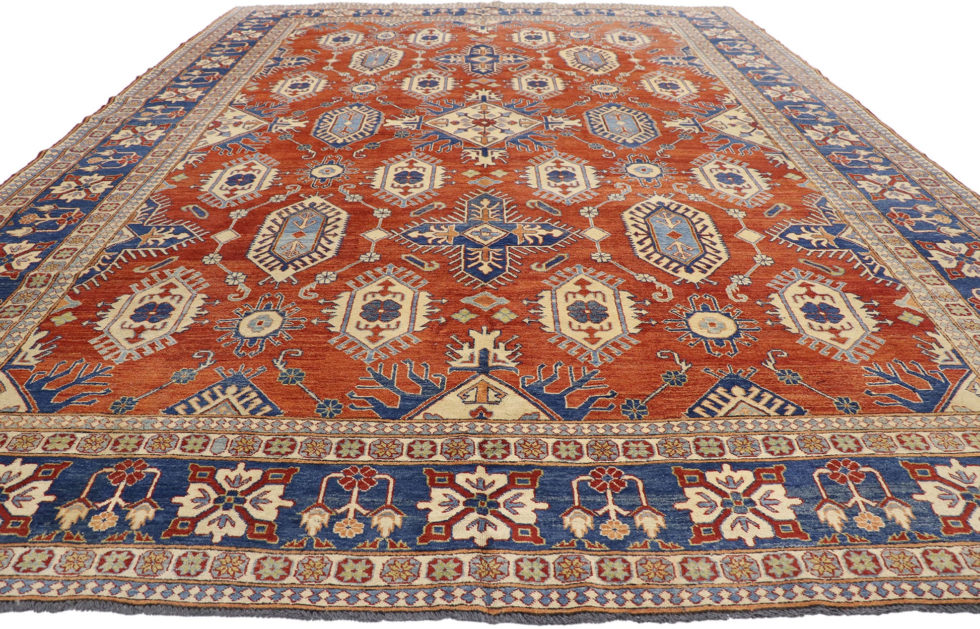 12 x 16 Vintage Shiraz Afghan Rug 76878