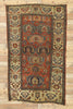 5 x 8 Antique Persian Bijar Rug 76879