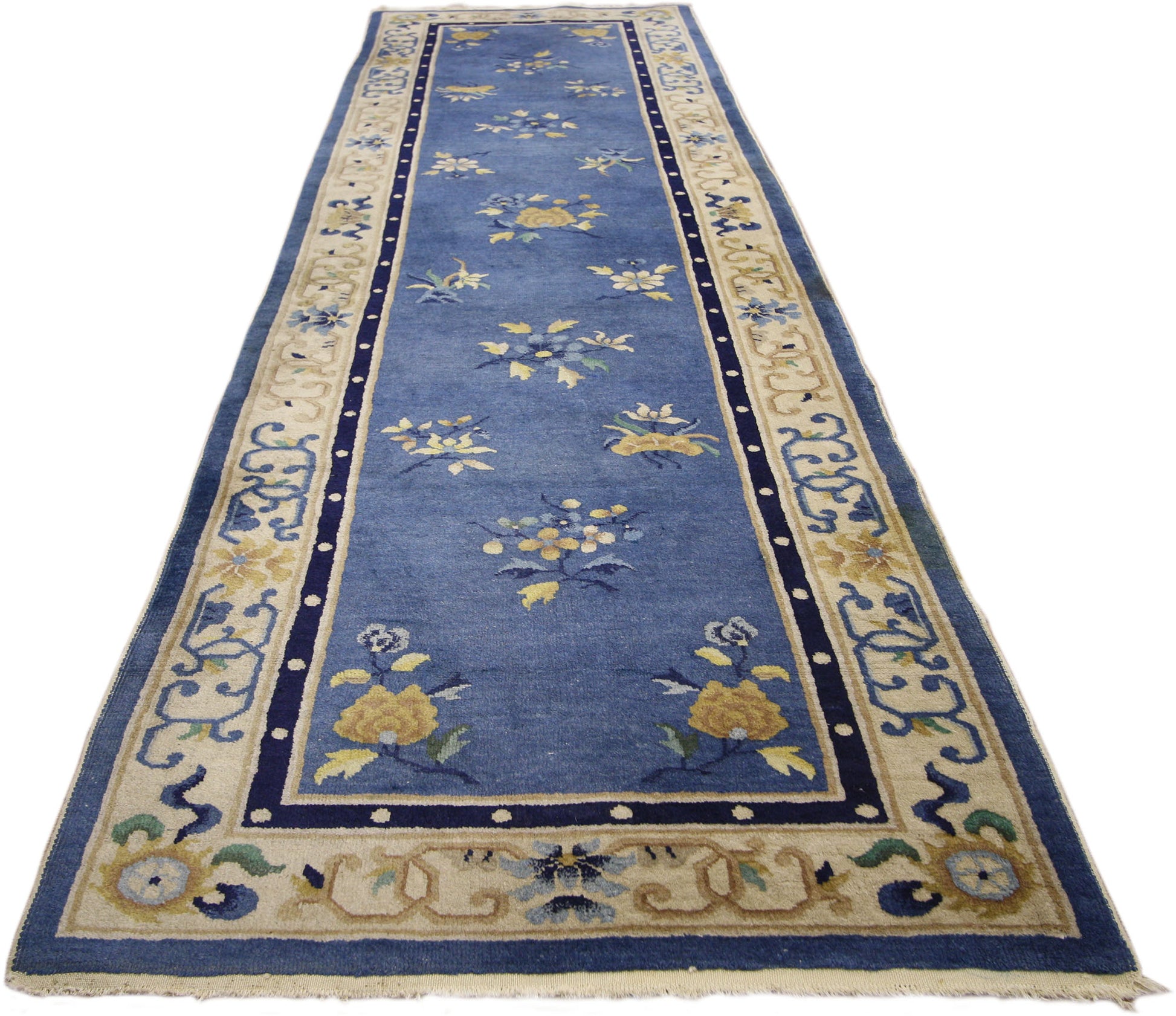 3 x 11 Antique Chinese Art Deco Runner 76881