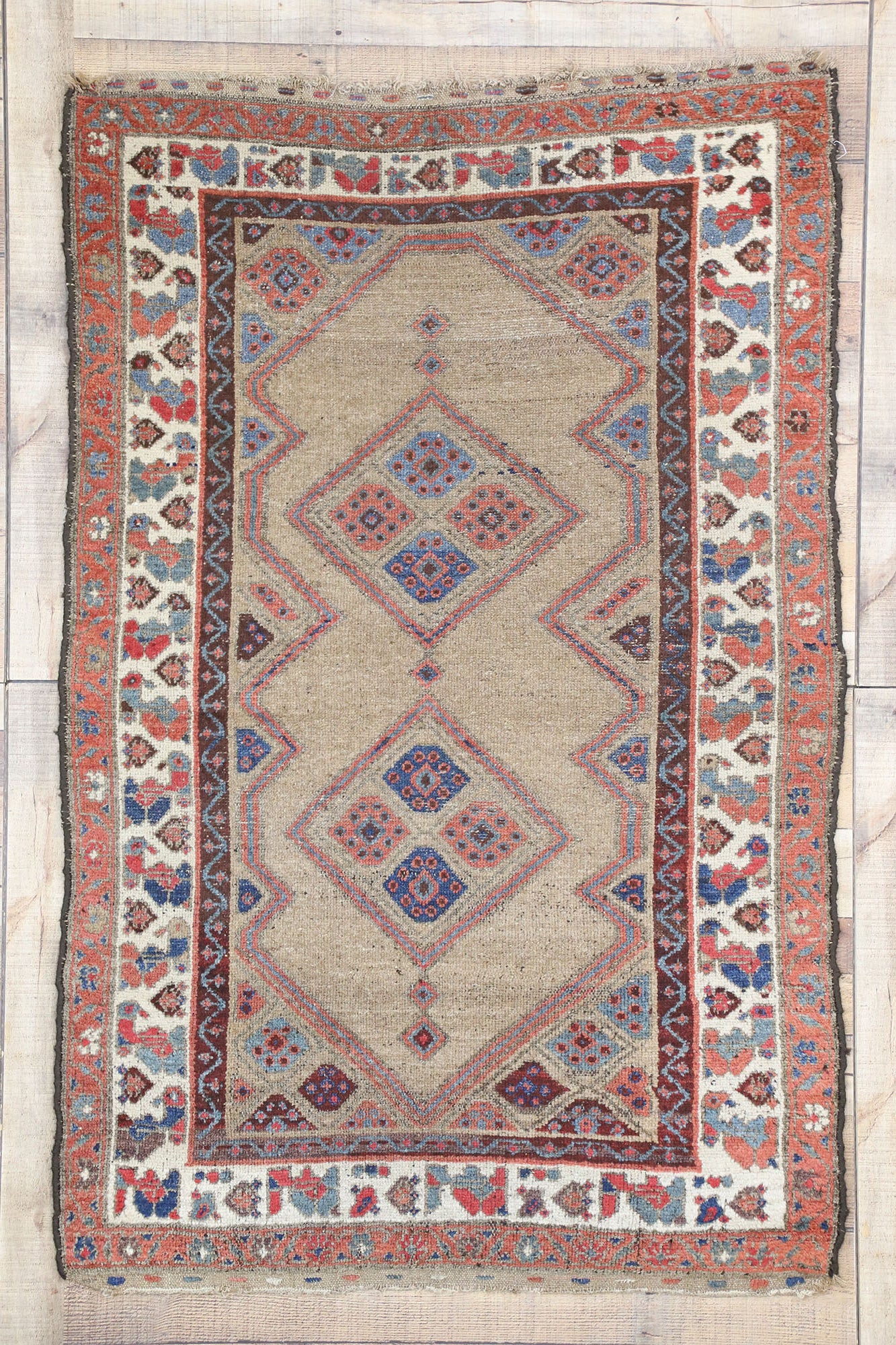 4 x 5 Antique Persian Malayer Rug 76884