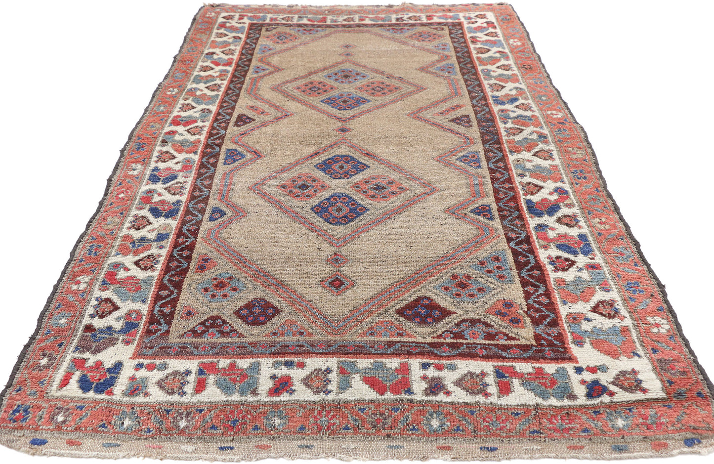 4 x 5 Antique Persian Malayer Rug 76884