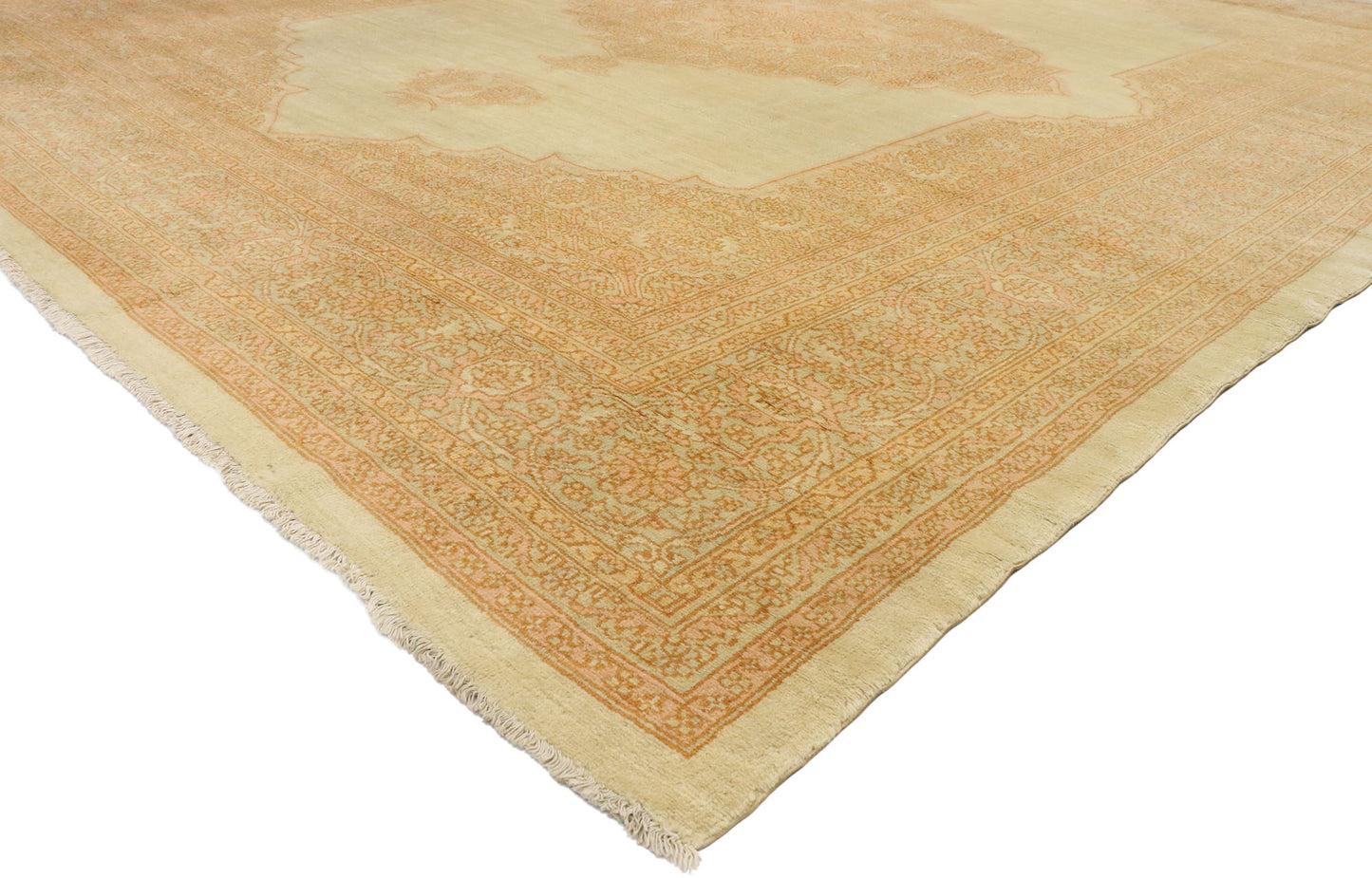 11 x 14 Antique Turkish Oushak Rug 76885