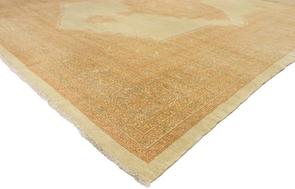 11 x 14 Antique Turkish Oushak Rug 76885