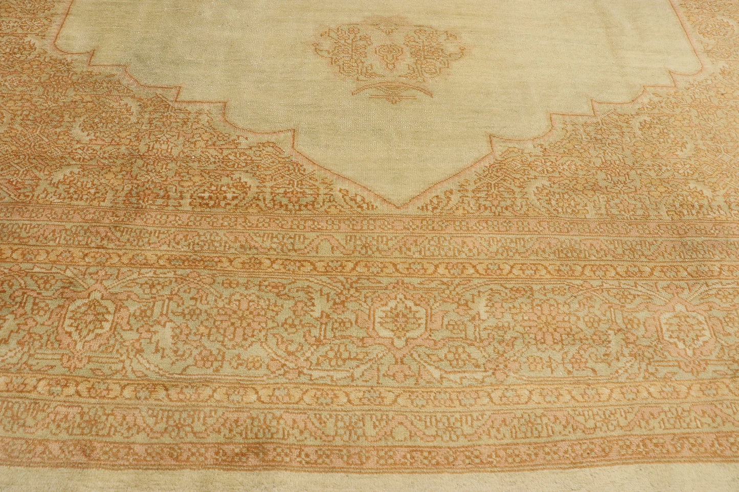 11 x 14 Antique Turkish Oushak Rug 76885