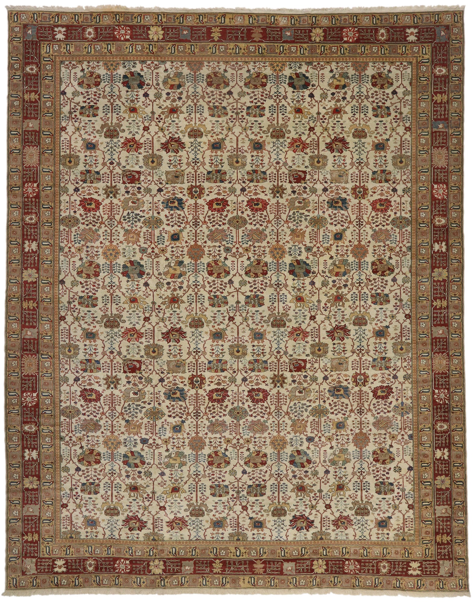 14 x 18 Vintage Turkish Rug 76887