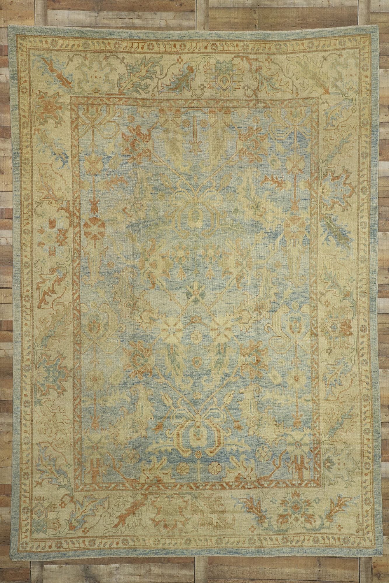 9 x 13 Turkish Oushak Rug 76891