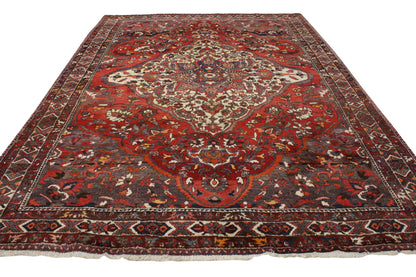 7 x 10 Vintage Persian Bakhtiari Rug 76892