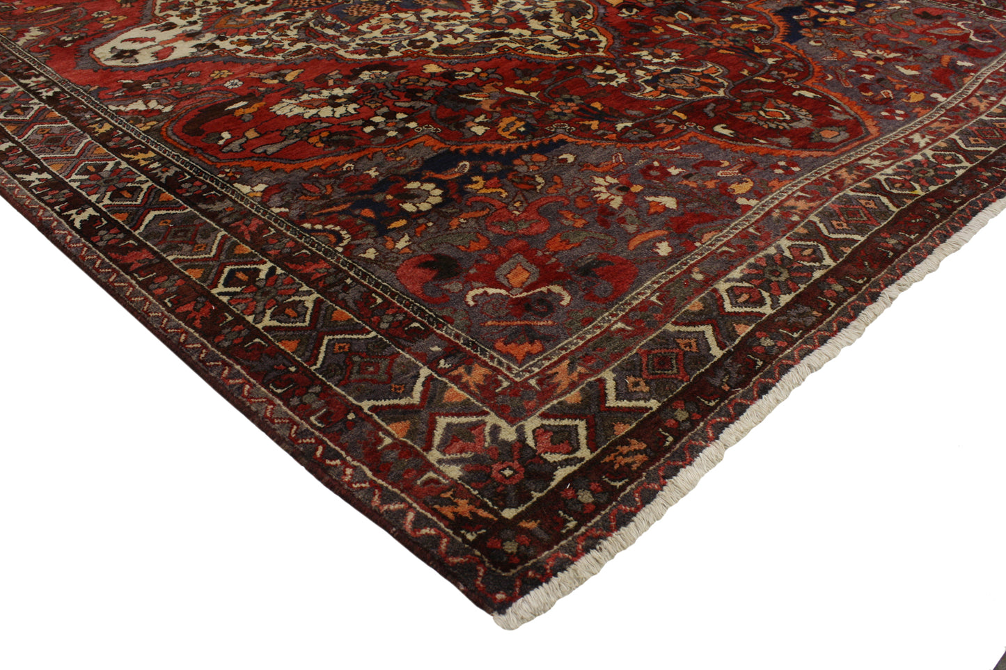 7 x 10 Vintage Persian Bakhtiari Rug 76892